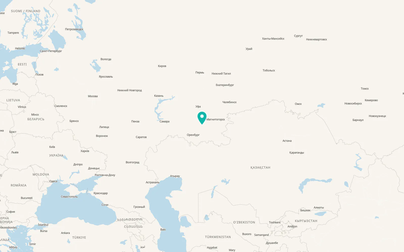 Map of Mrakovo