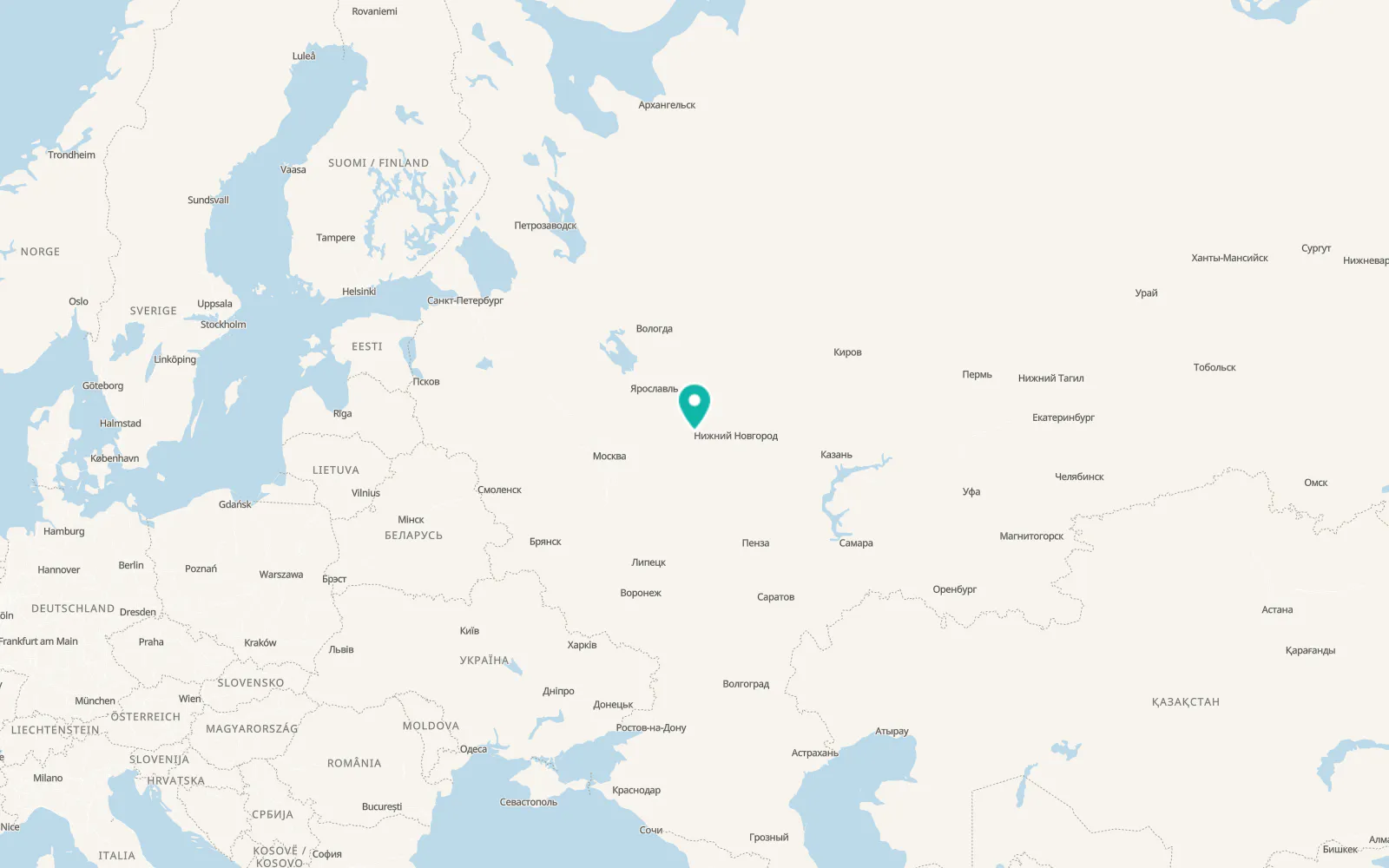 Map of Mstera