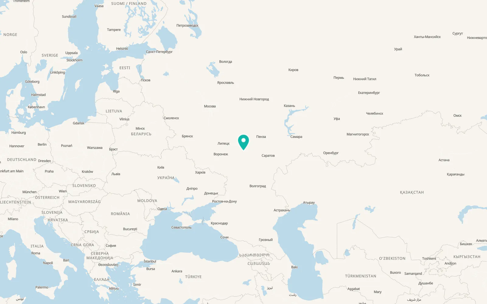 Map of Muchkapskiy