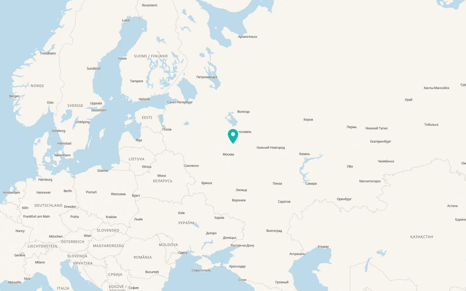 Map of Mukhanovo