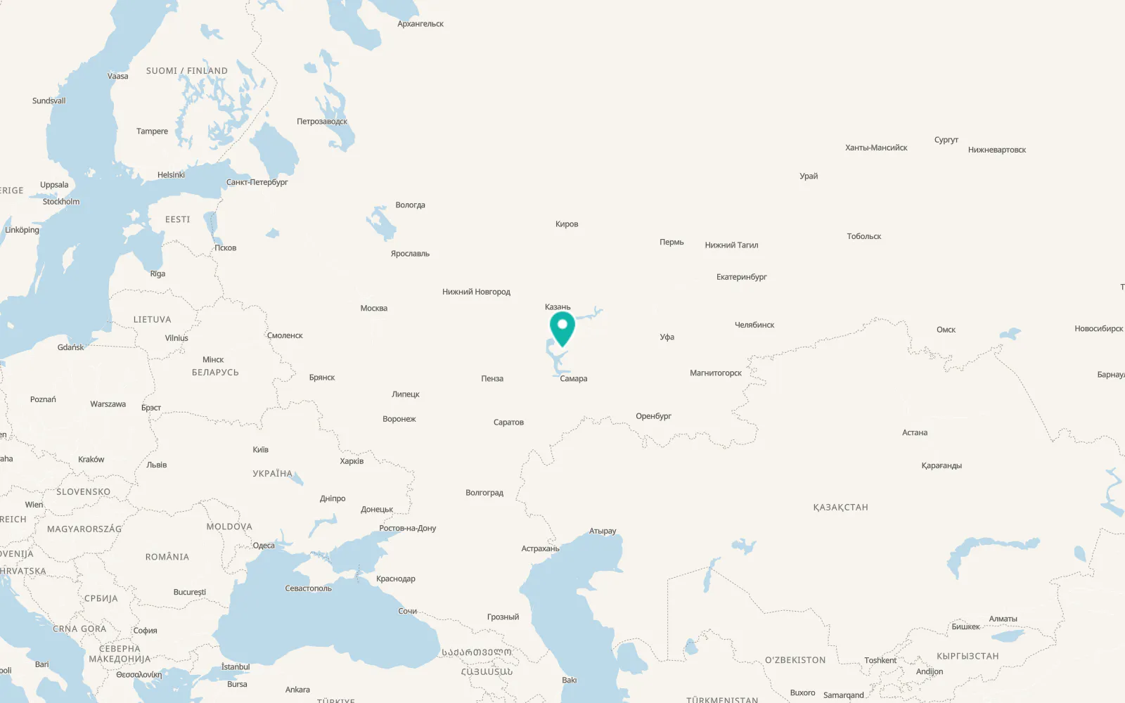 Map of Mullovka