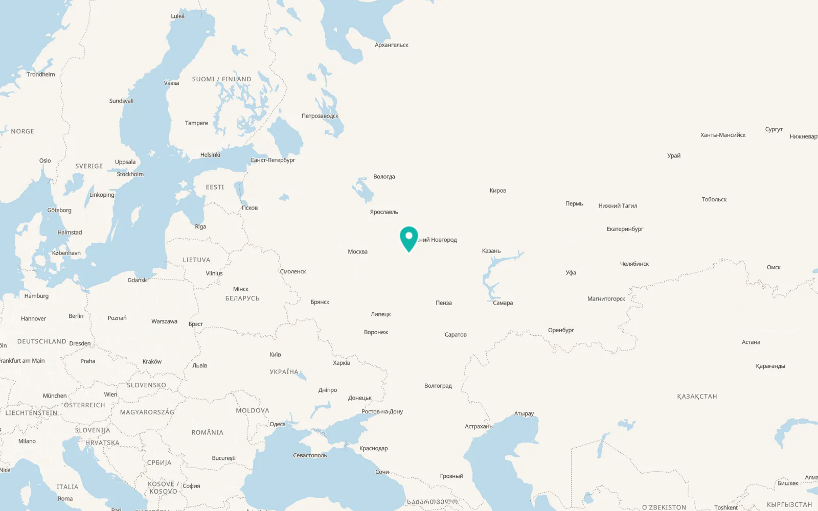 Map of Murom