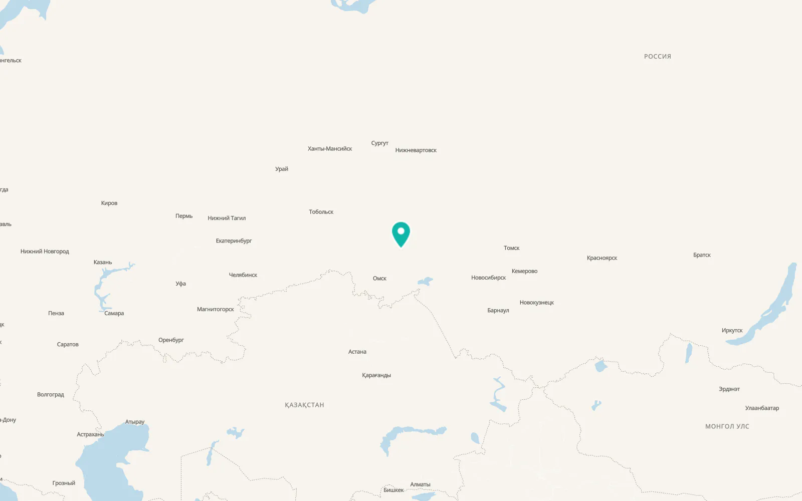 Map of Muromtsevo