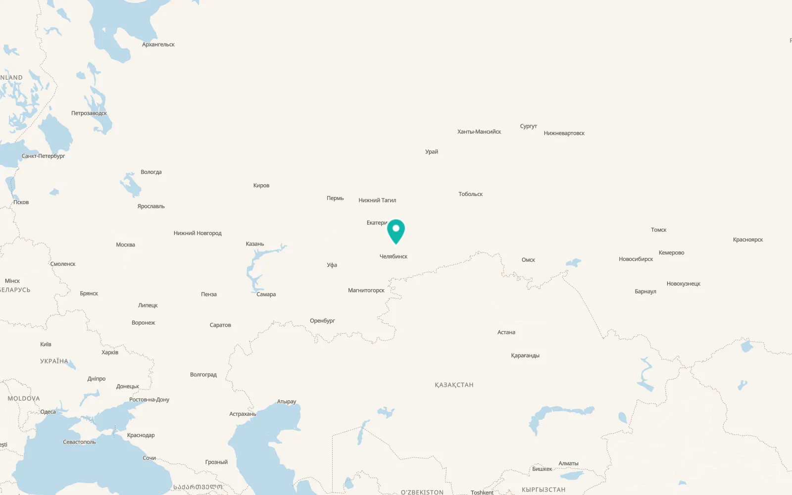 Map of Muslyumovo