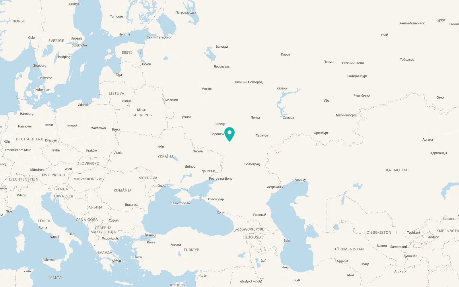 Map of Muzhich’ye