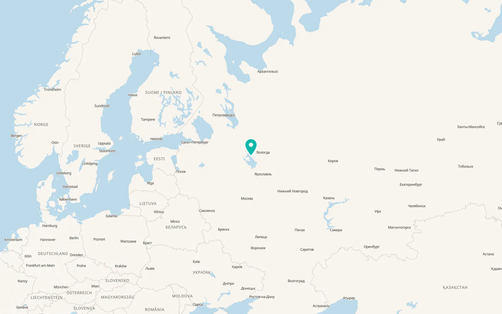 Map of Myaksa