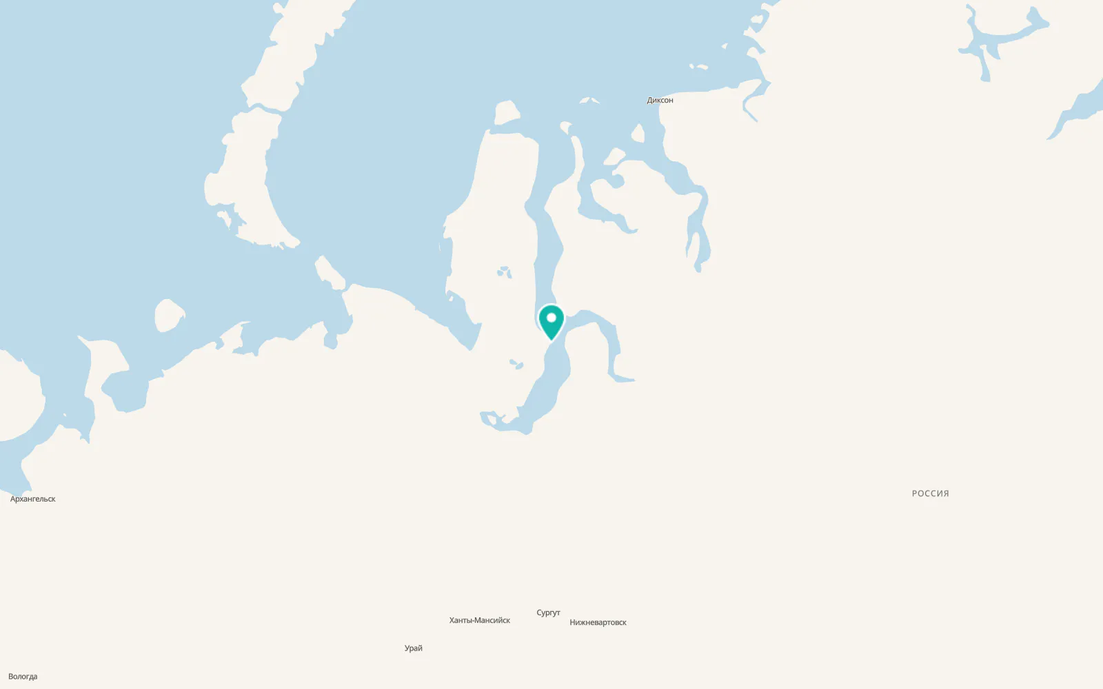 Map of Mys-Kamennyy