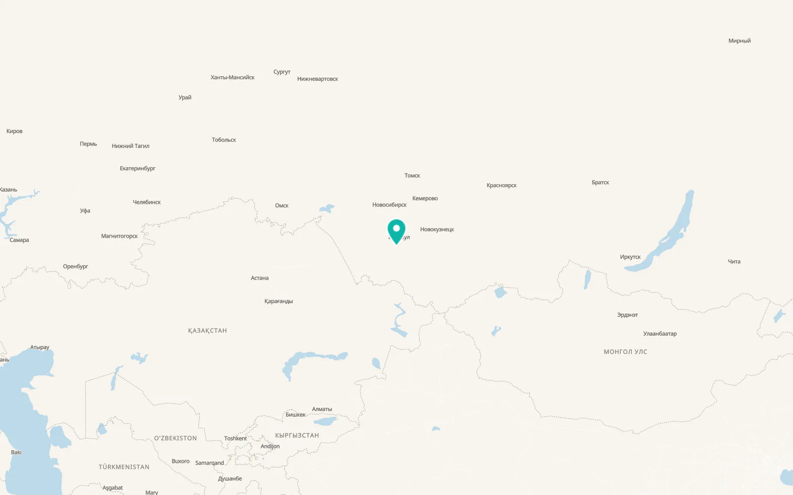Map of Nagornyy