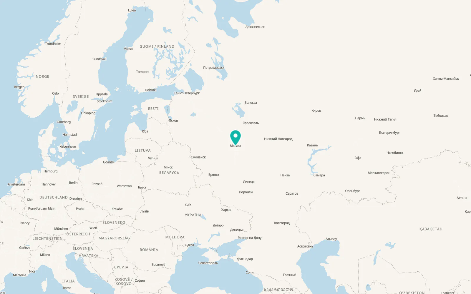 Map of Nagornyy