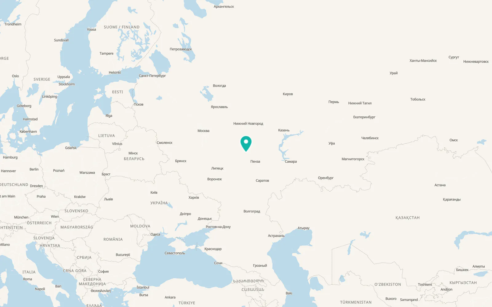 Map of Narovchat