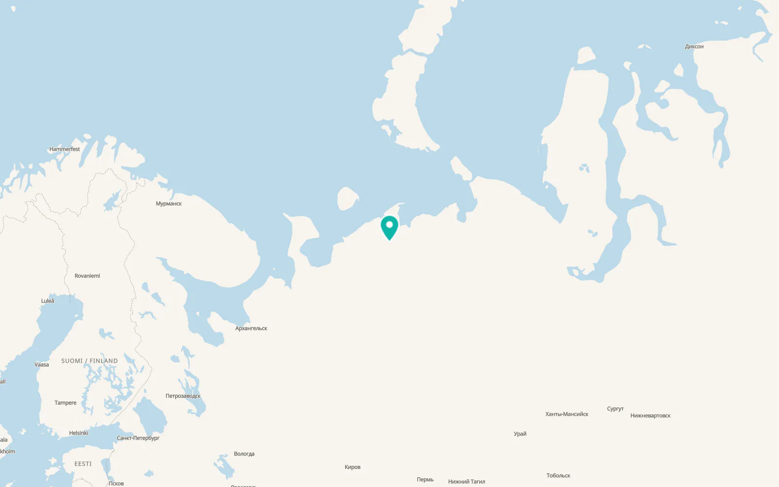 Map of Nar'yan-Mar