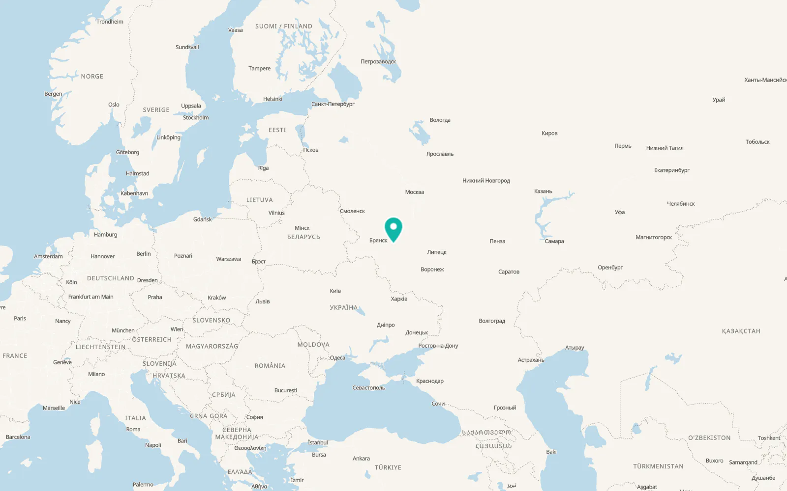 Map of Naryshkino