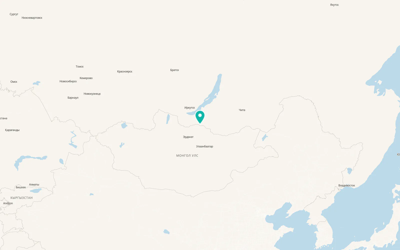 Map of Naushki