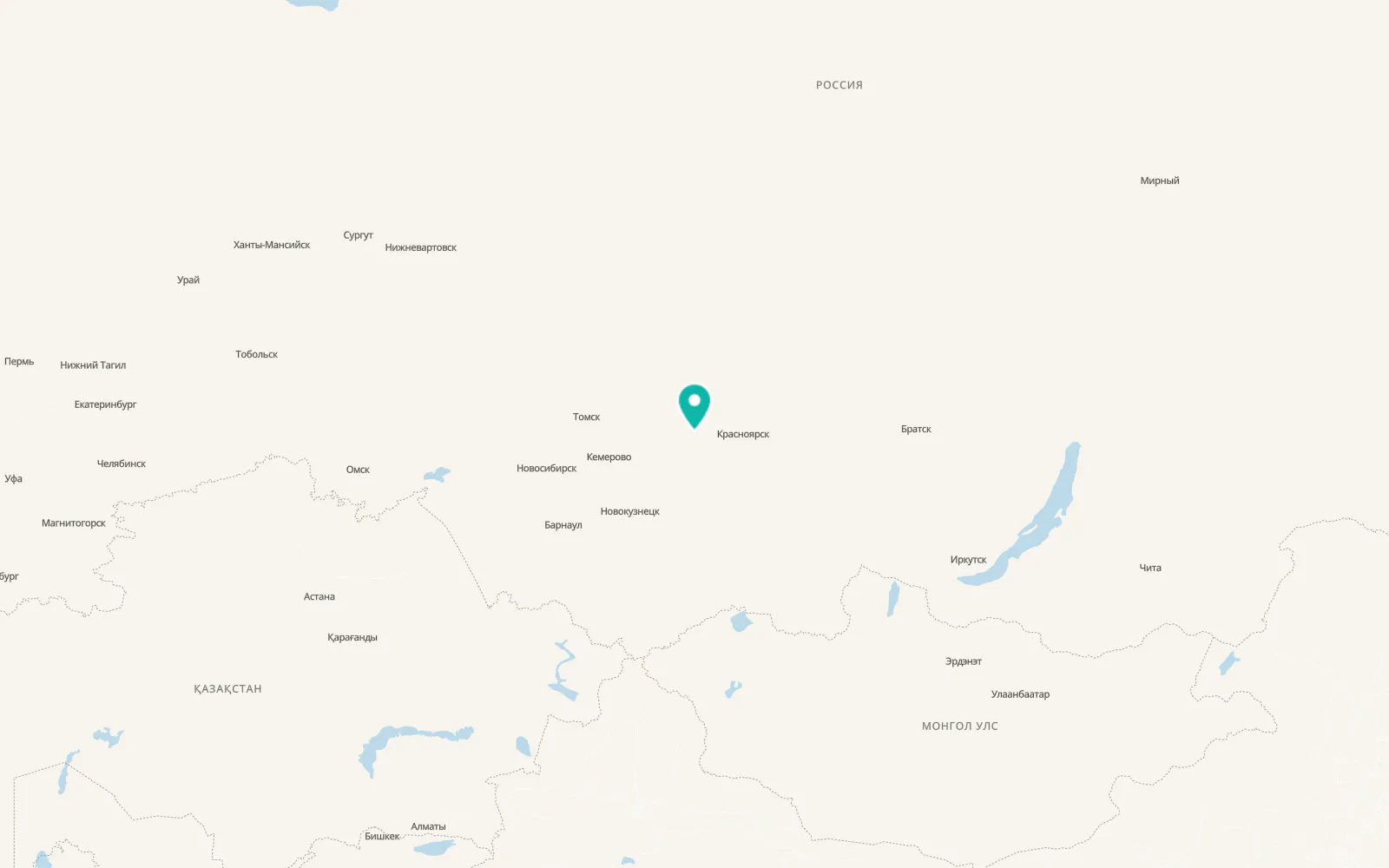 Map of Nazarovo