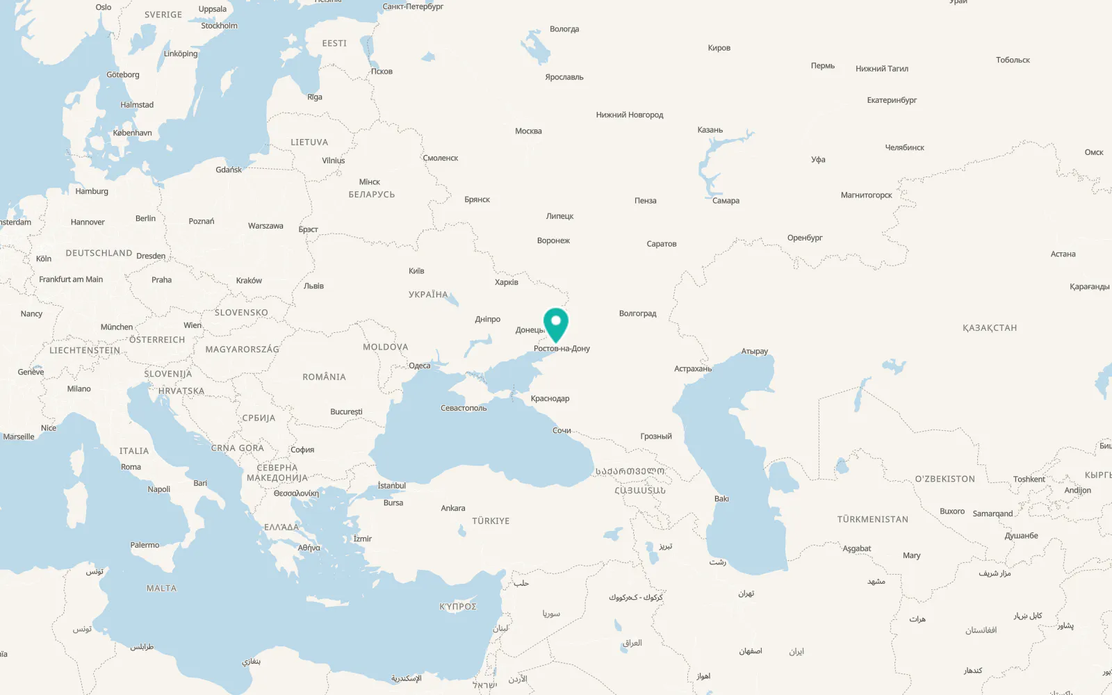 Map of Nedvigovka