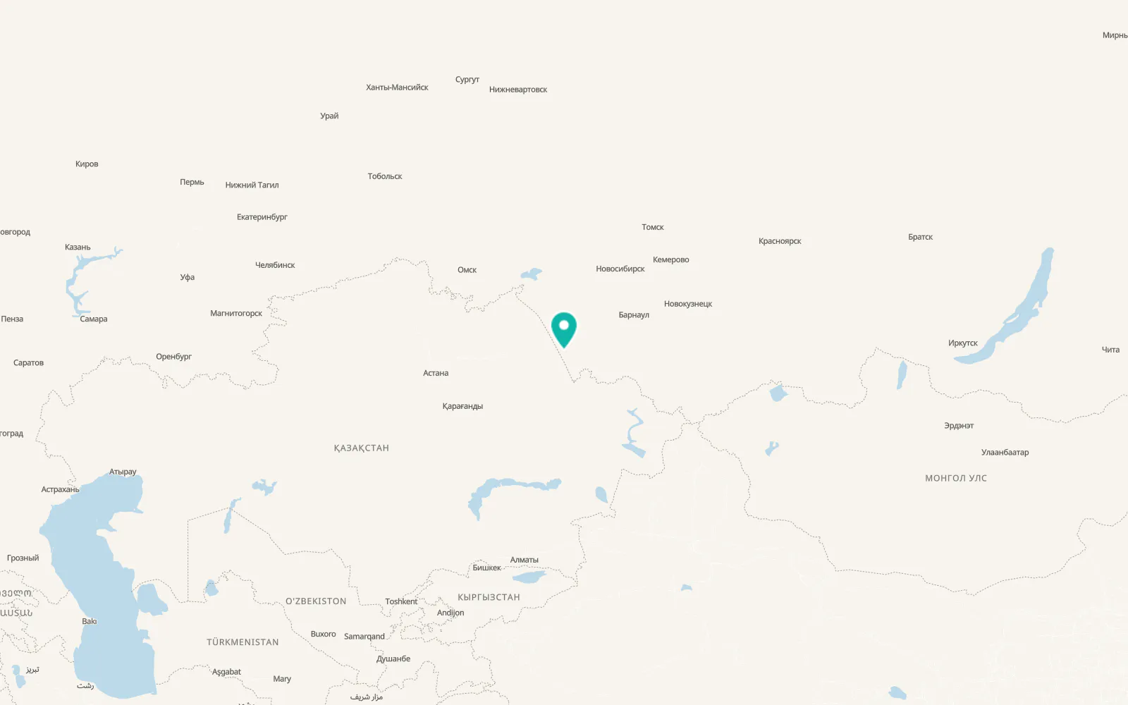 Map of Nikolayevka