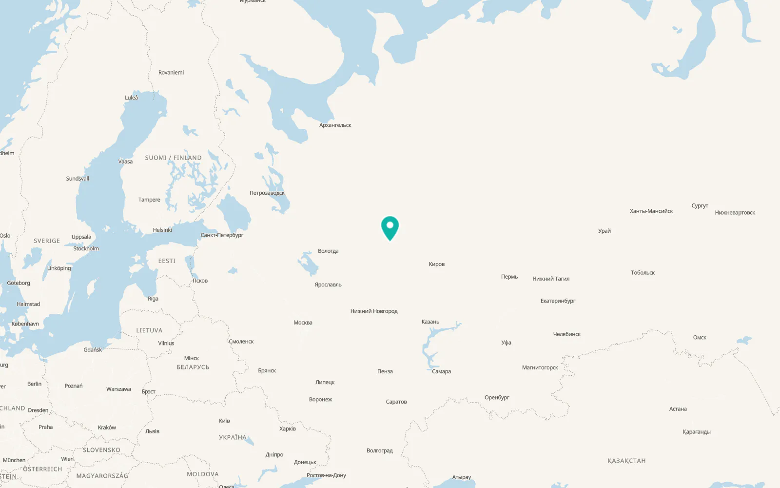 Map of Nikol’sk