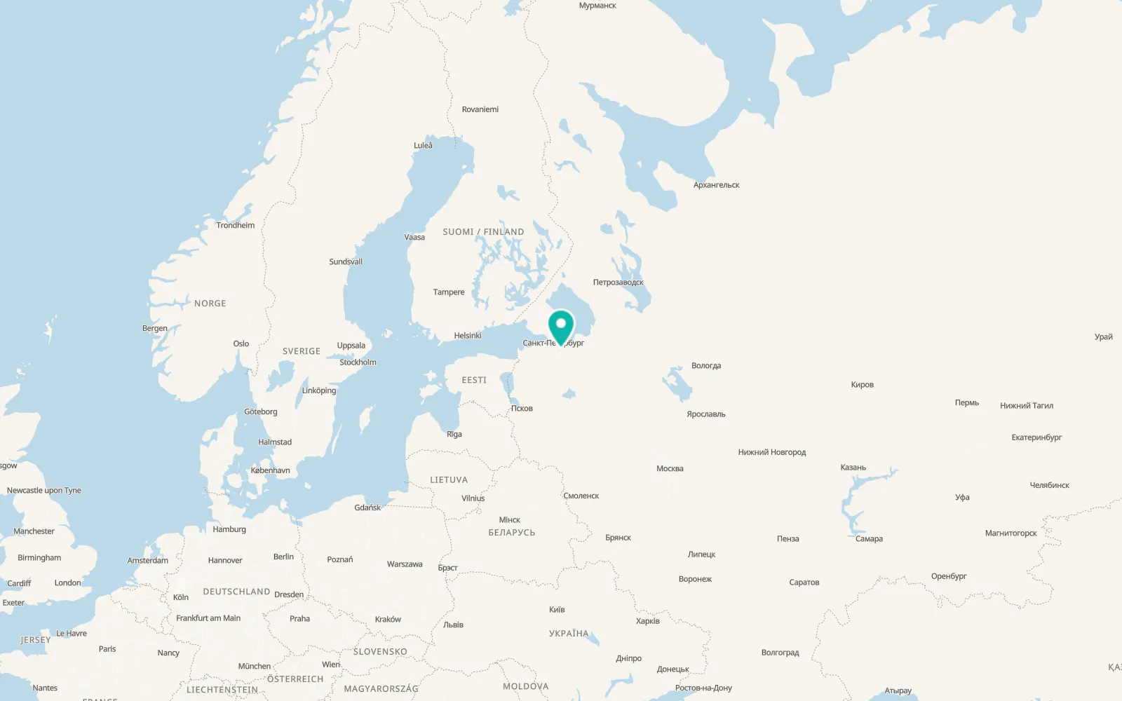 Map of Nikol’skoye