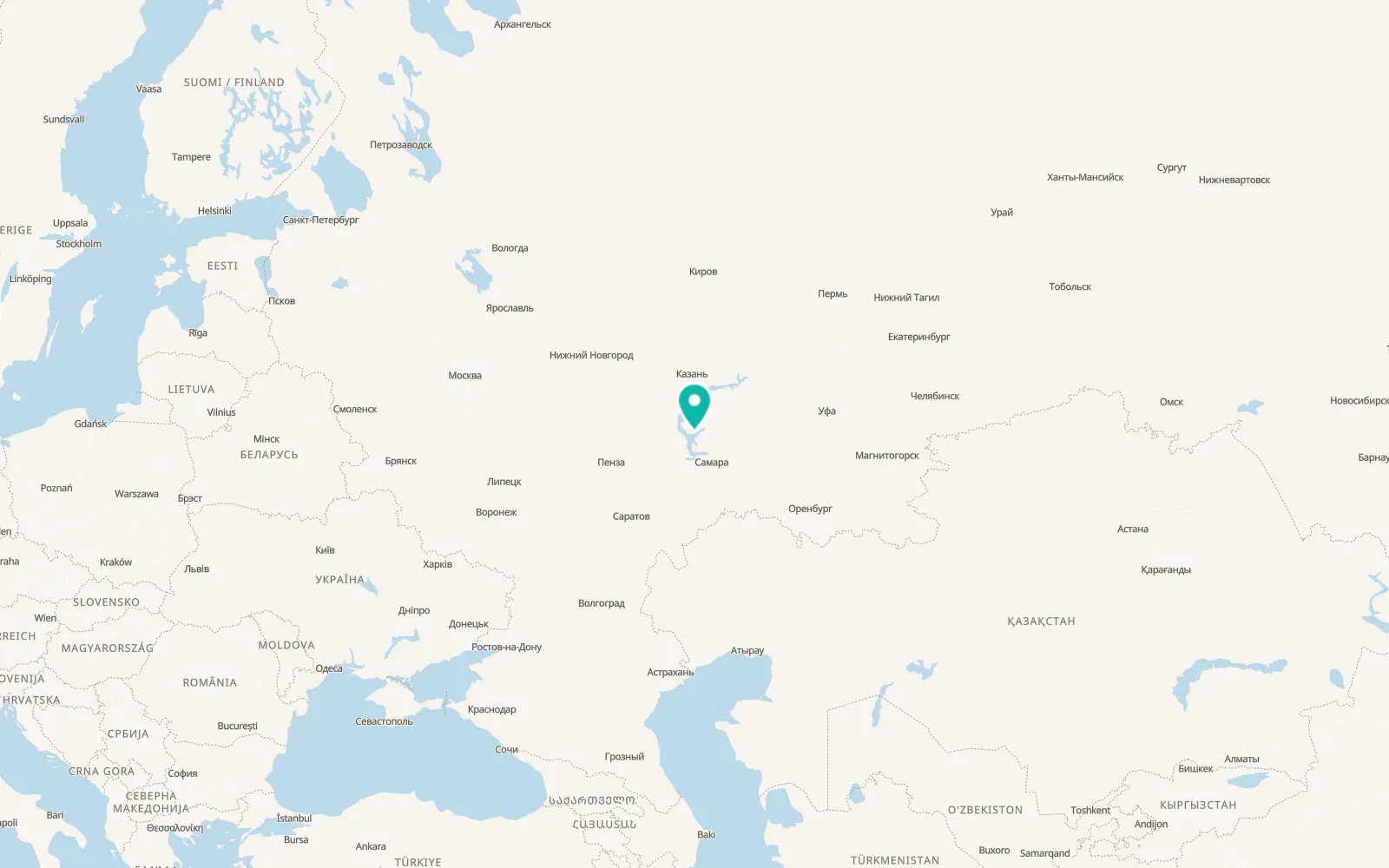 Map of Nikol’skoye-na-Cheremshane