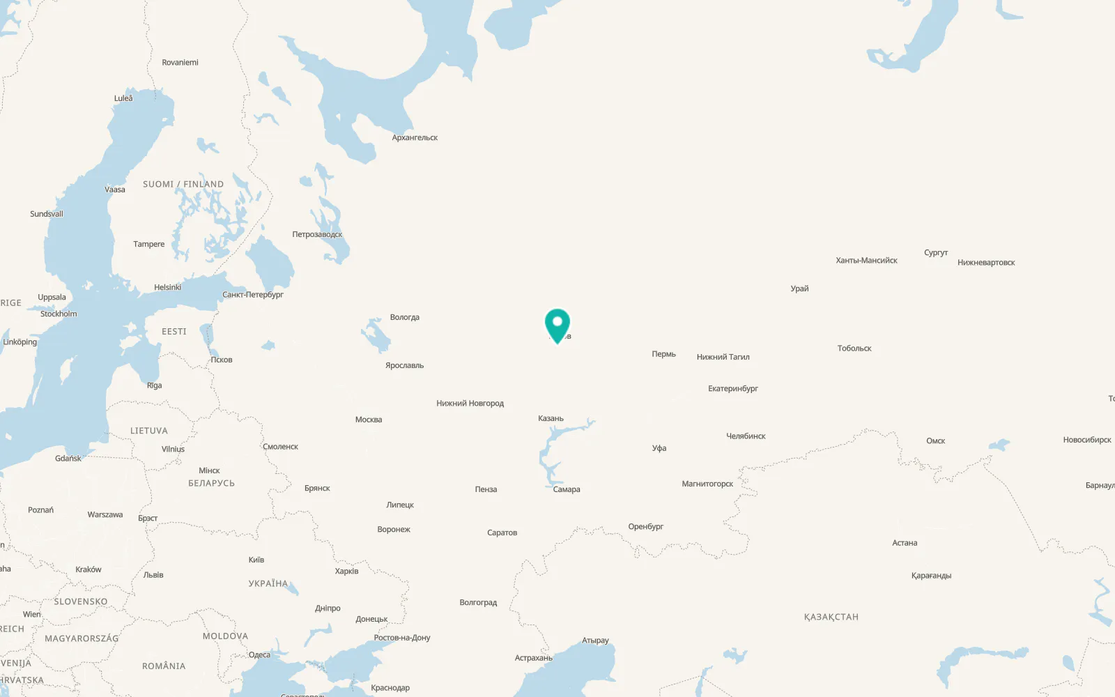 Map of Nizhneivkino