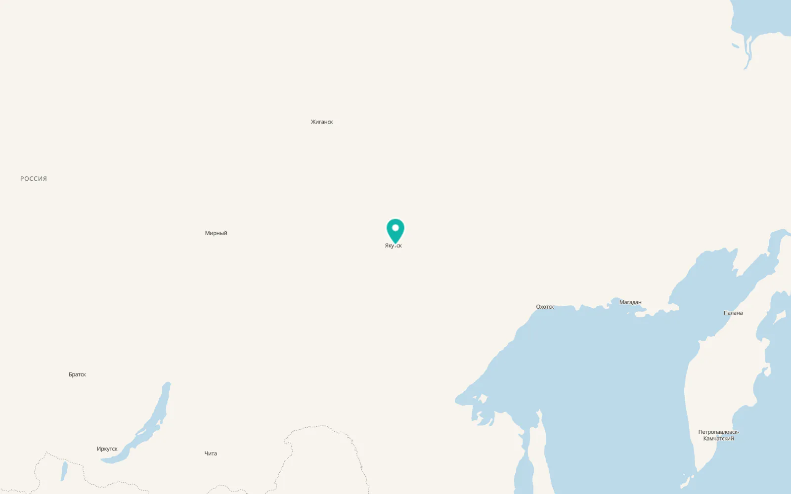 Map of Nizhniy Bestyakh