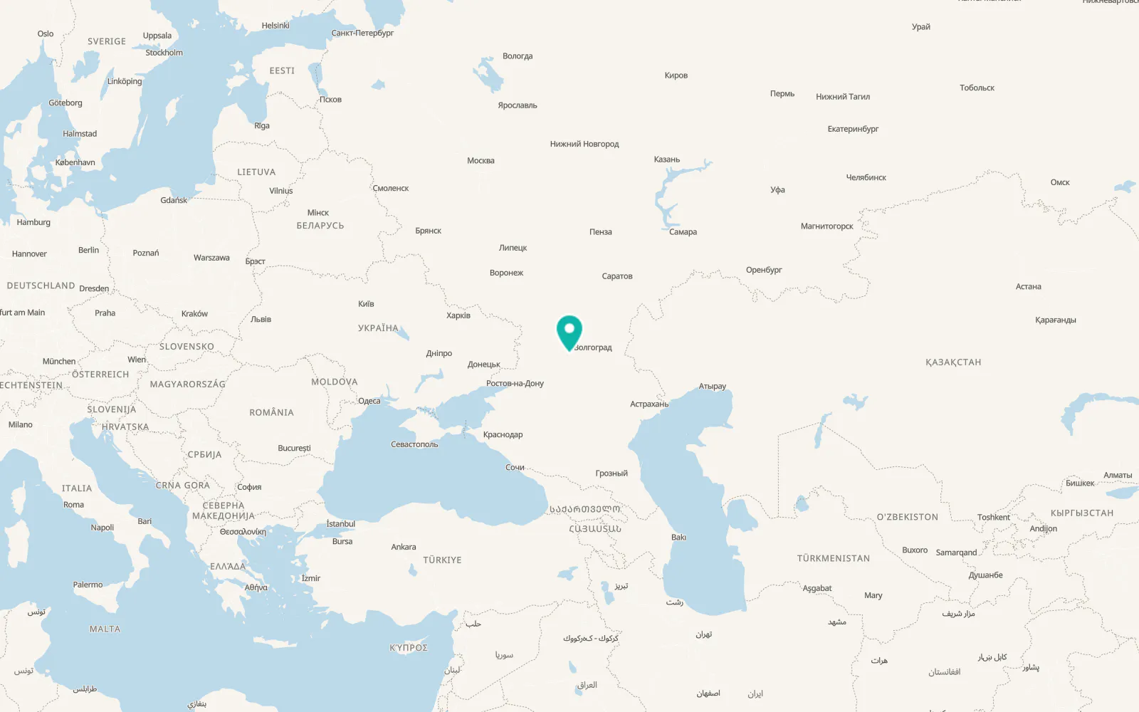Map of Nizhniy Chir