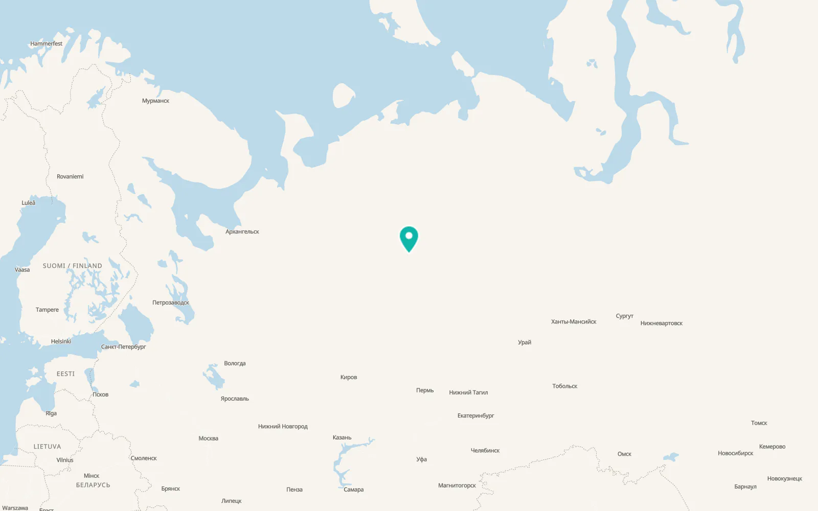 Map of Nizhniy Odes