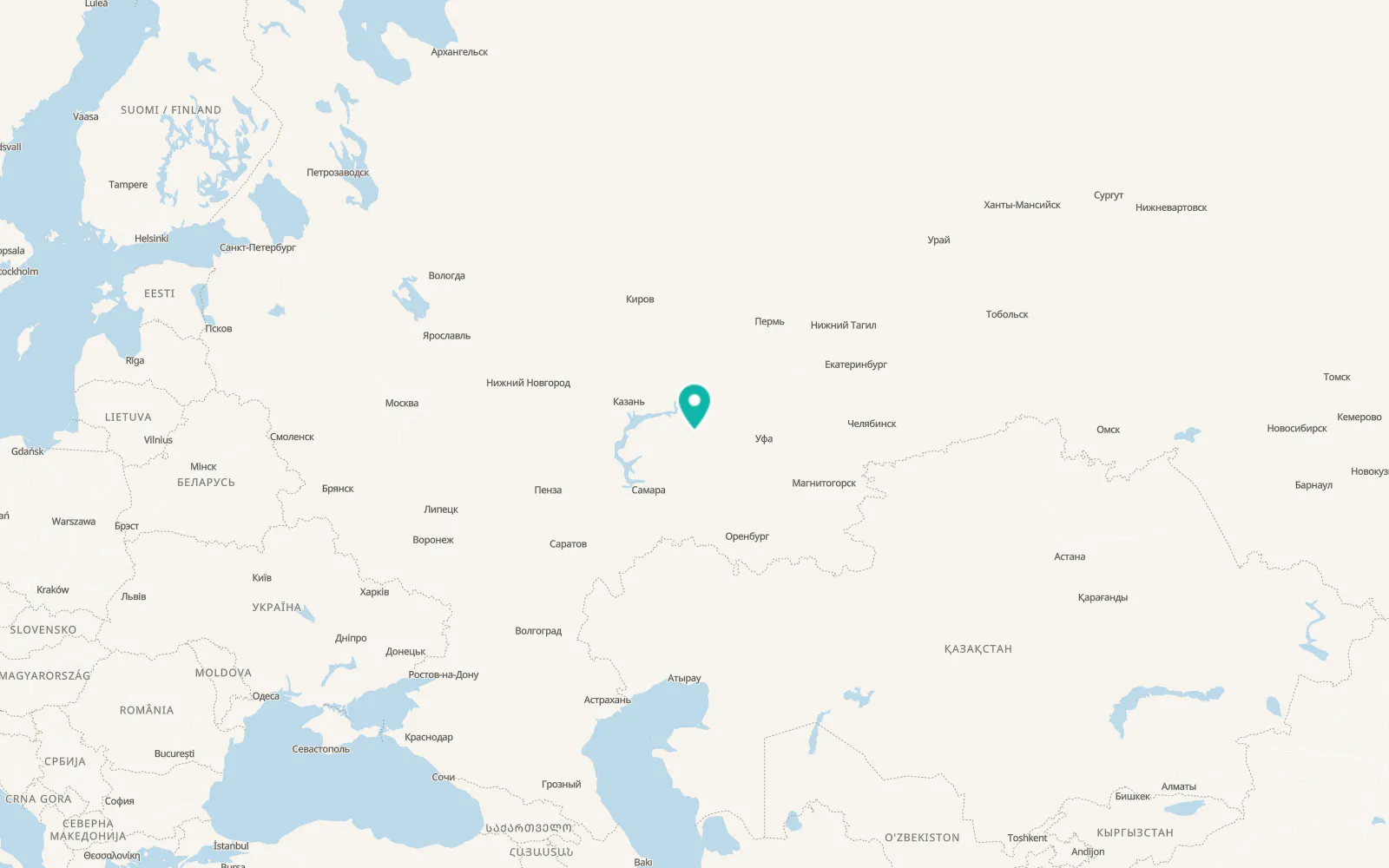 Map of Nizhnyaya Maktama