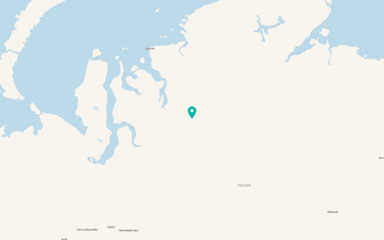 Map of Norilsk