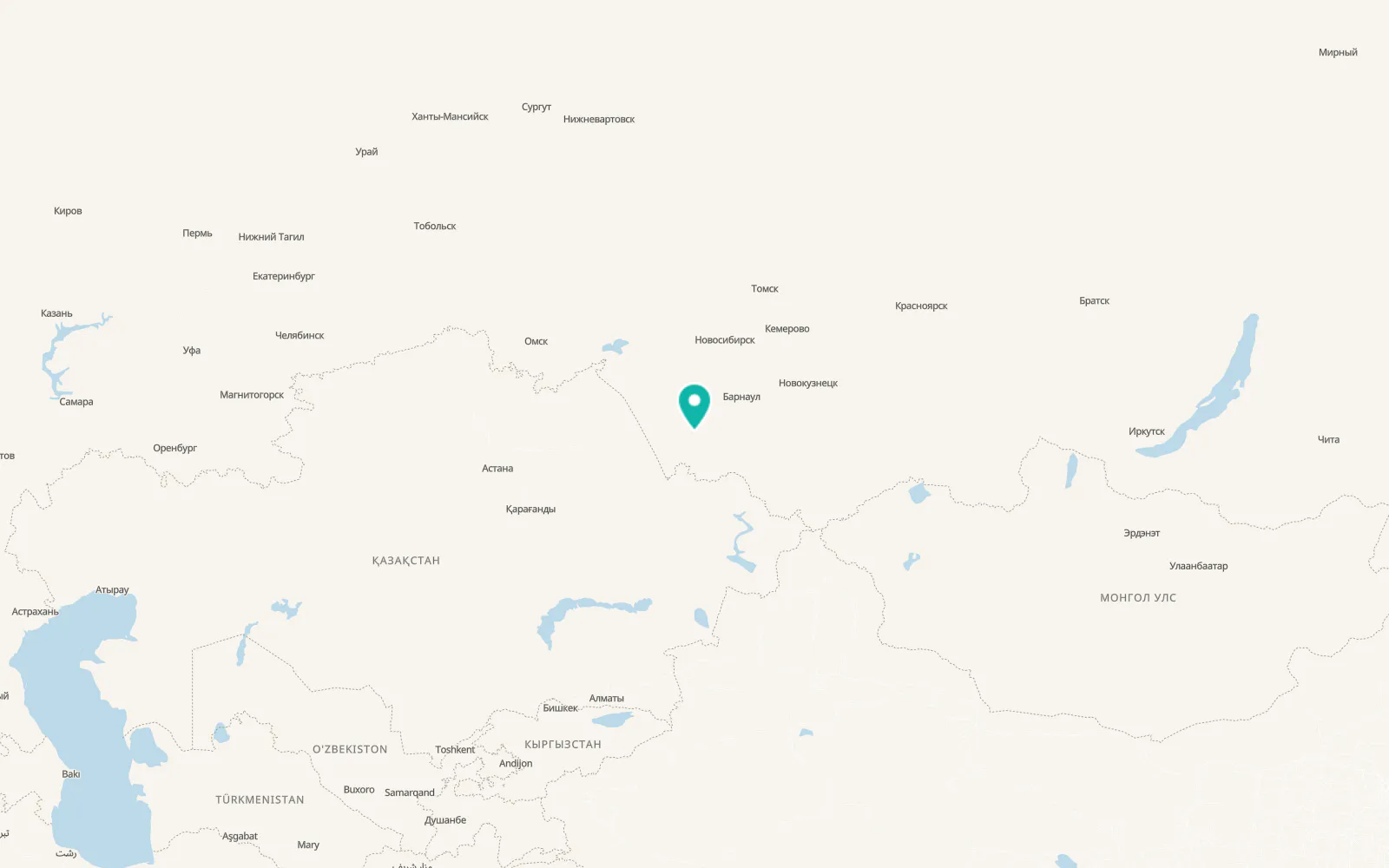 Map of Novichikha