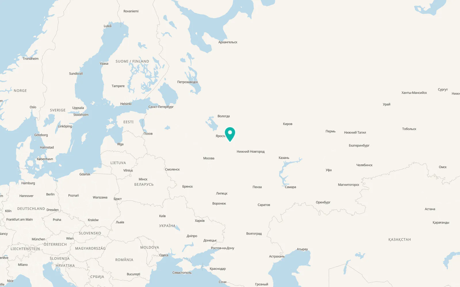 Map of Novo-Talitsy