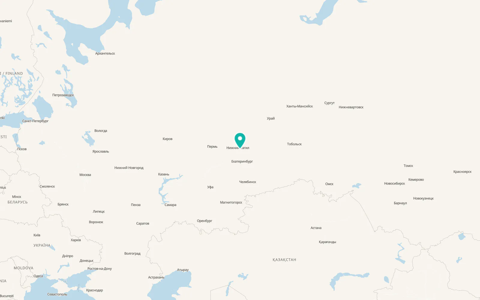 Map of Novoasbest