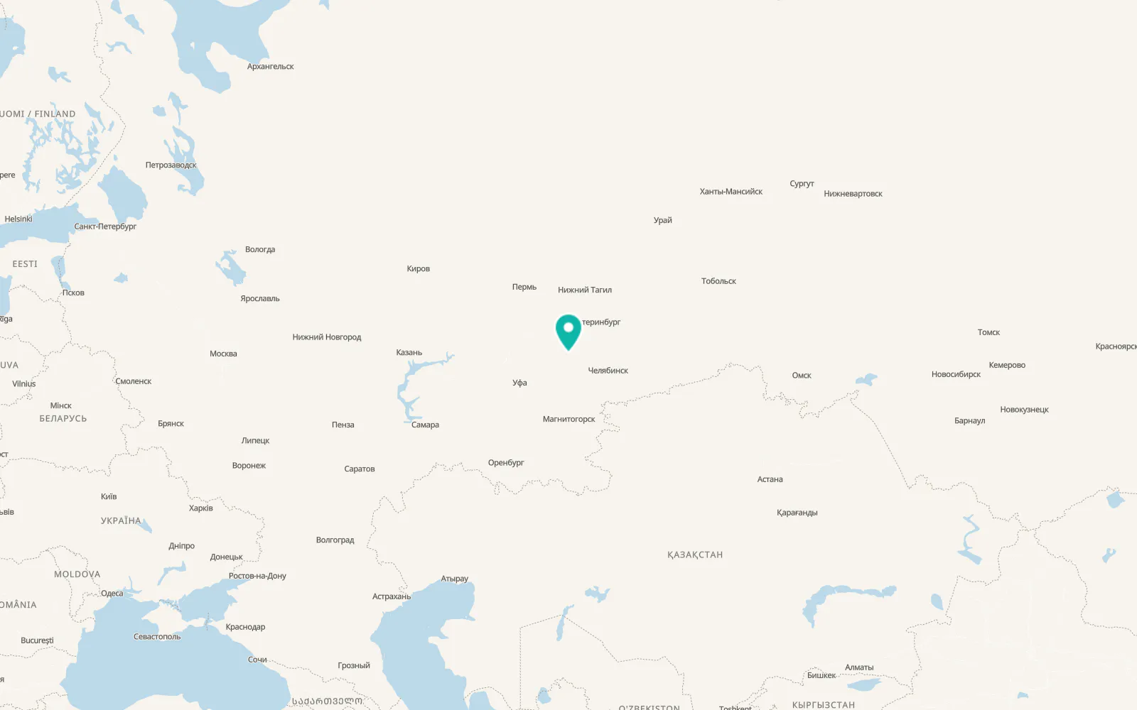 Map of Novobelokatay