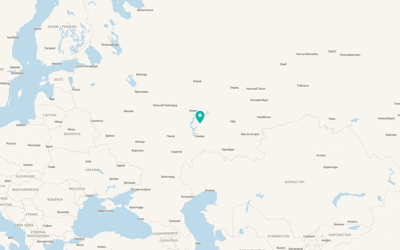 Map of Novocheremshansk