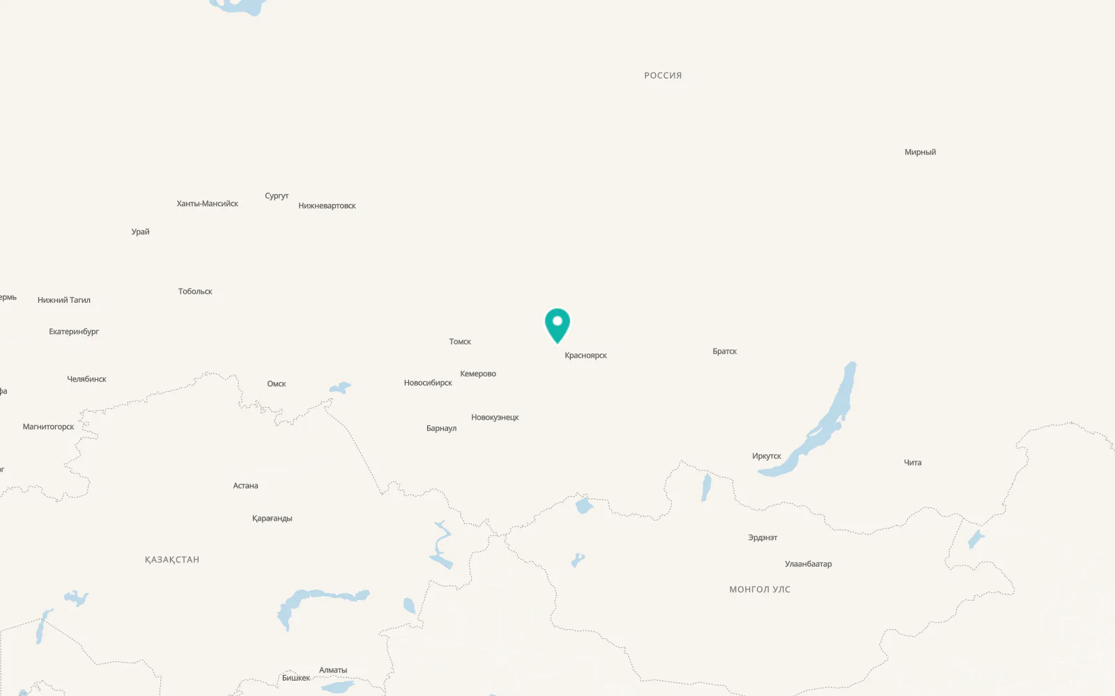Map of Novochernorechenskiy