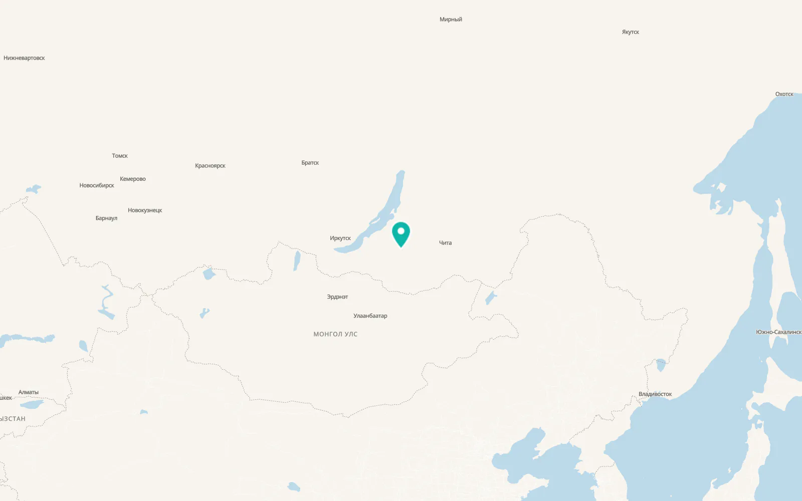 Map of Novokizhinginsk
