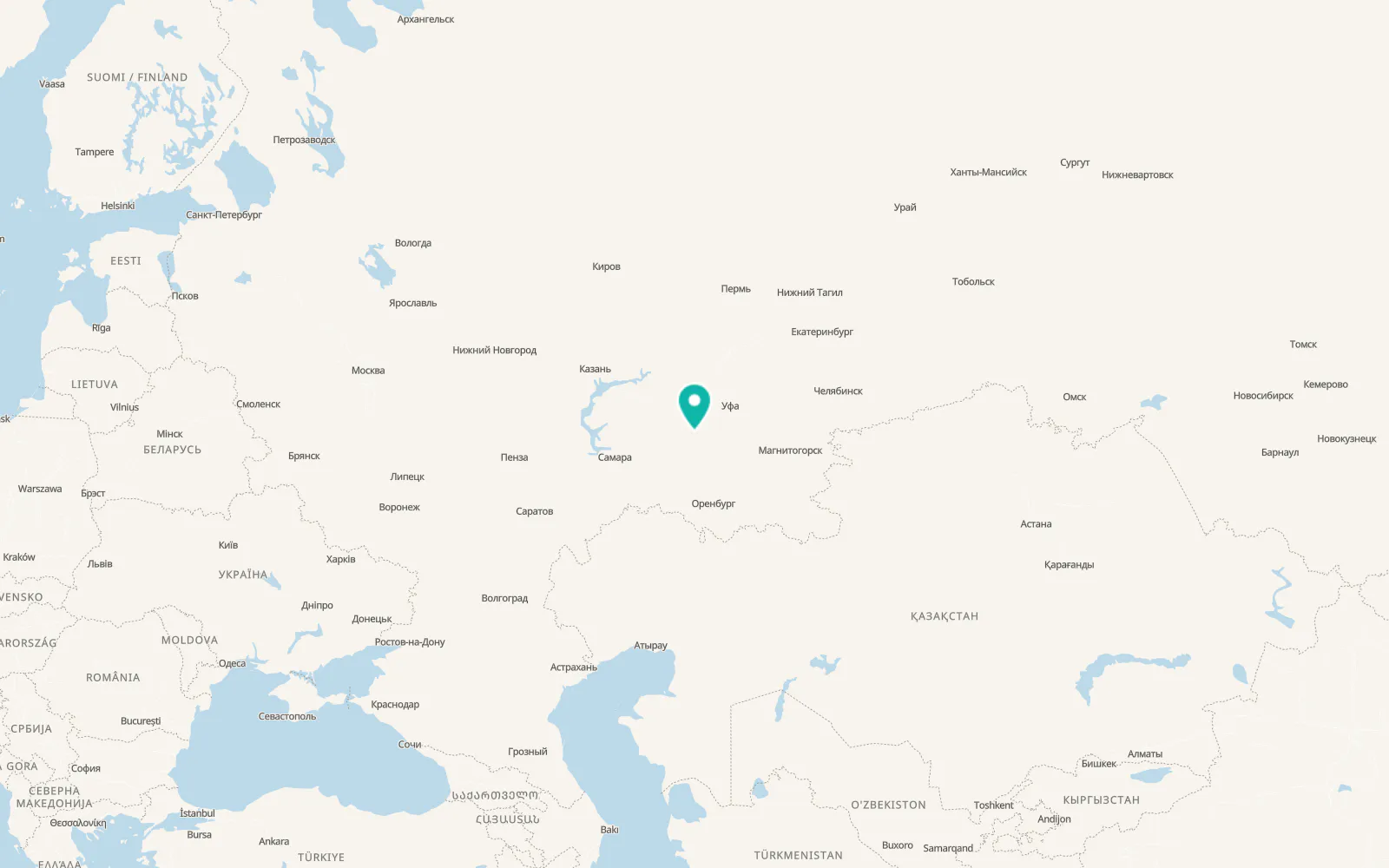 Map of Novomikhaylovskiy