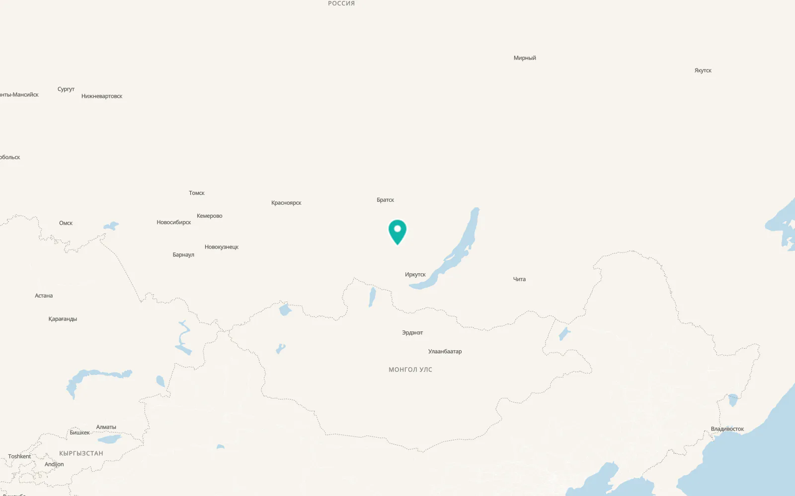 Map of Novonukutskiy