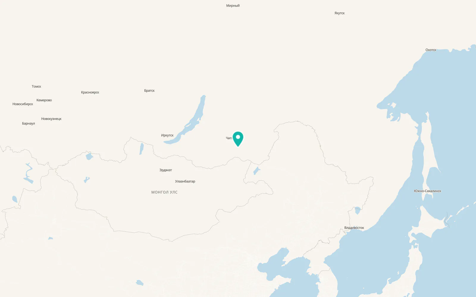 Map of Novoorlovsk