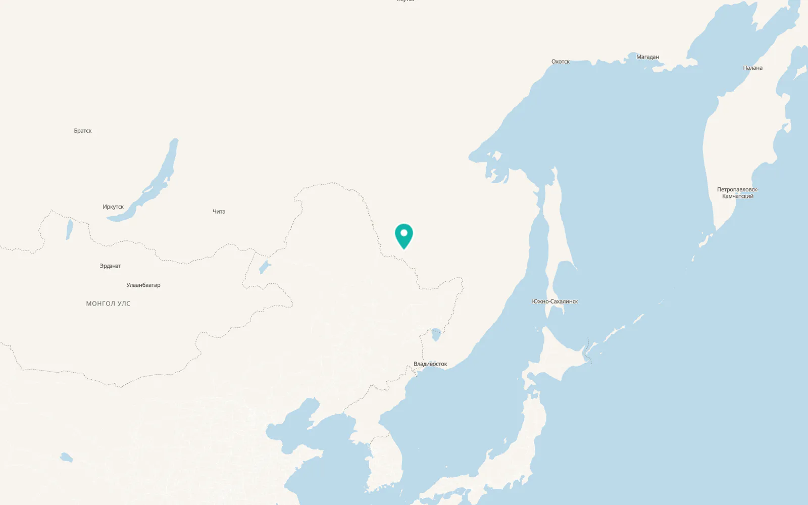 Map of Novoraychikhinsk
