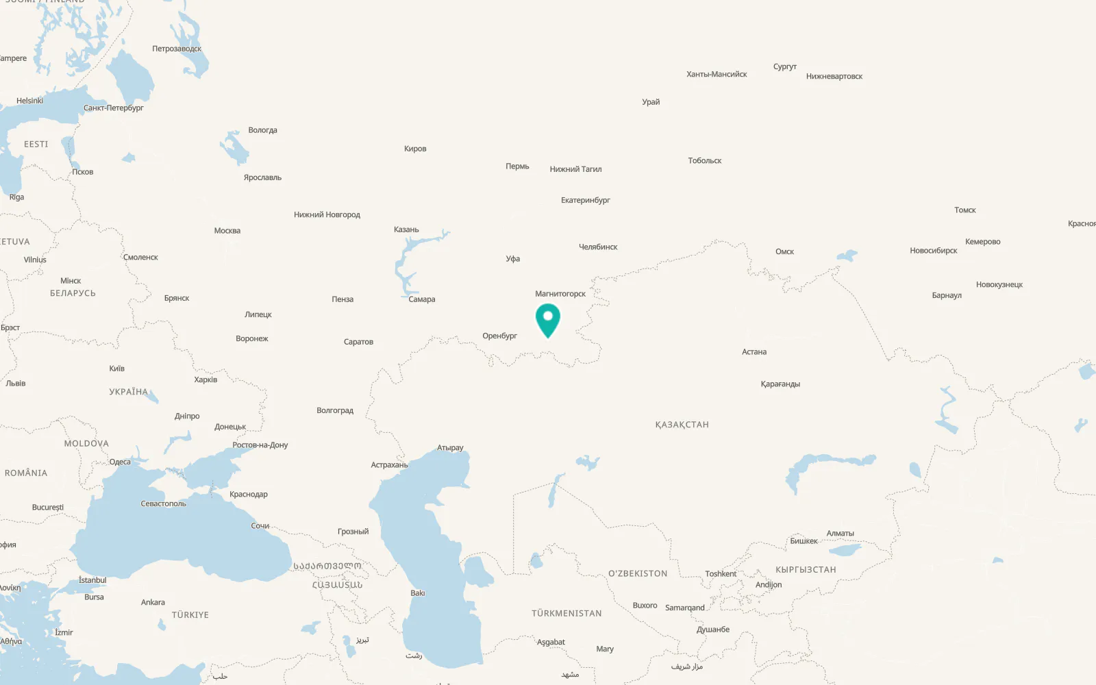 Map of Novorudnyy