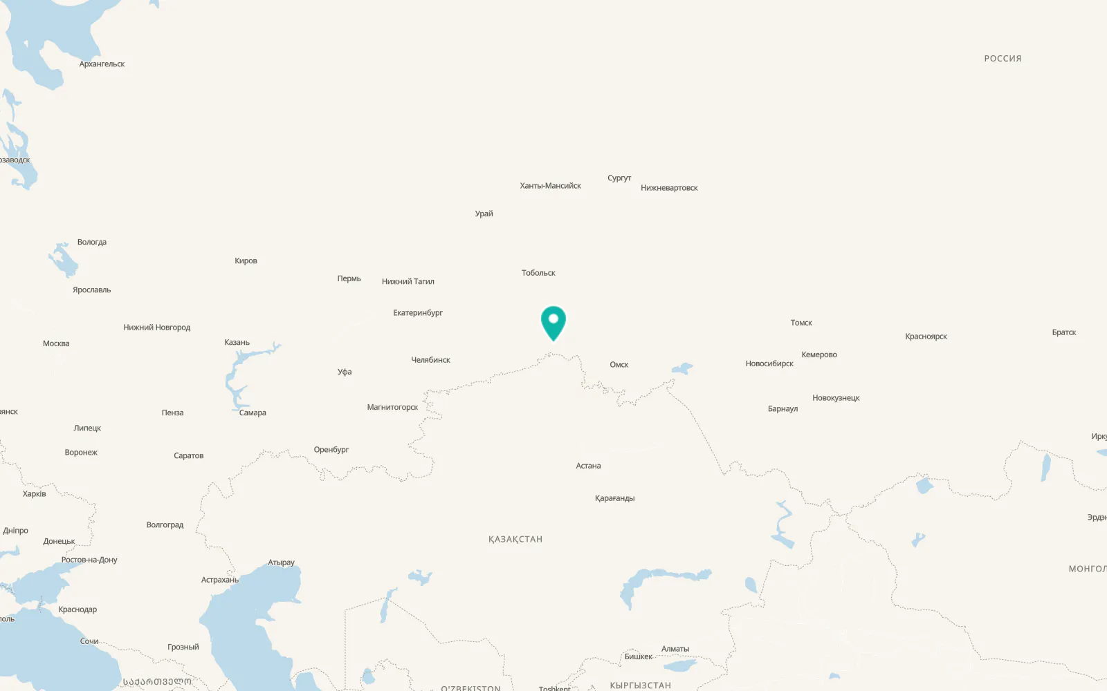 Map of Novoseleznëvo