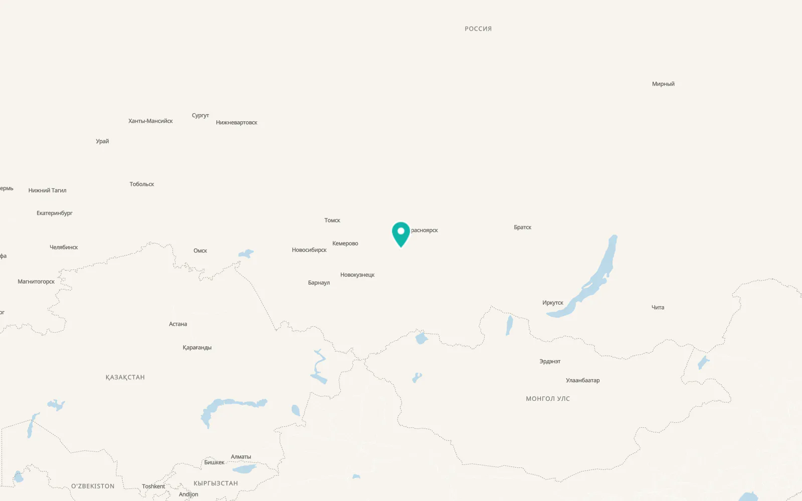 Map of Novosëlovo
