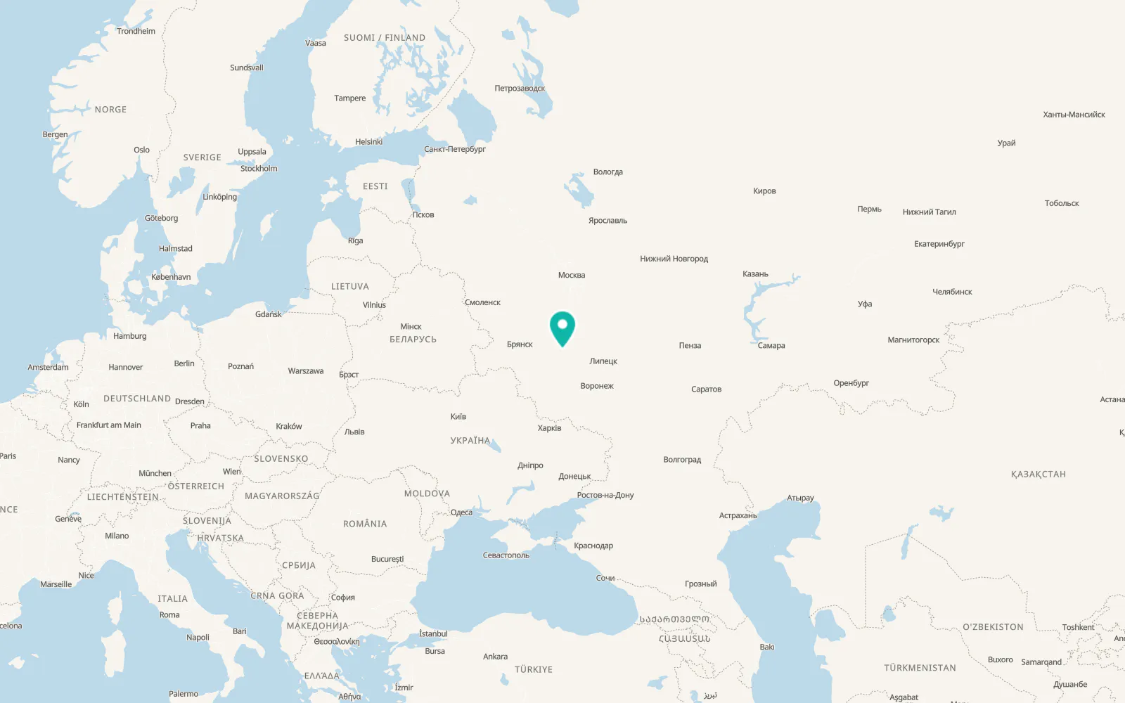 Map of Novosil’