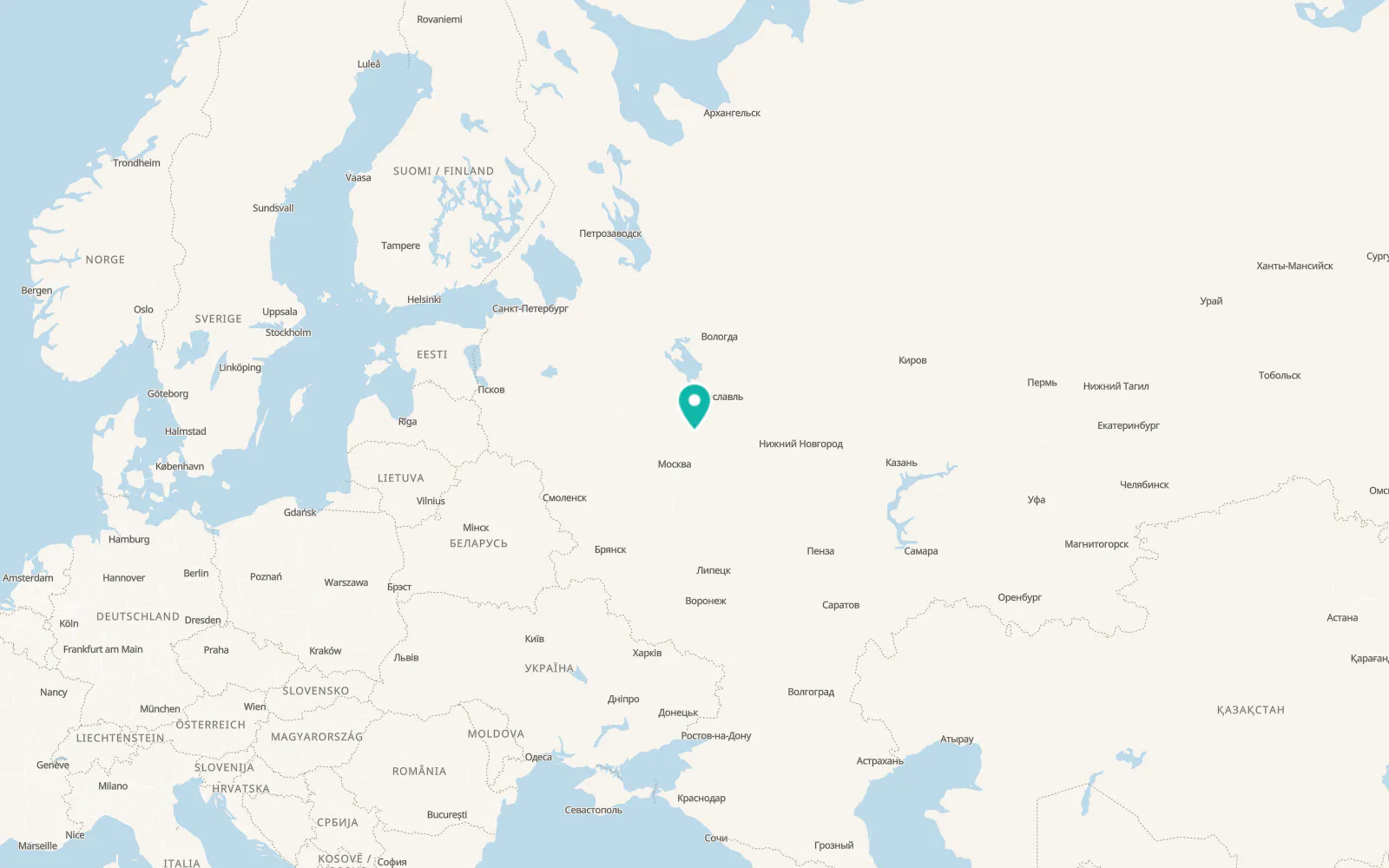 Map of Novoye
