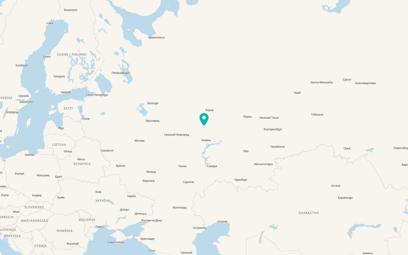 Map of Novyy Toryal