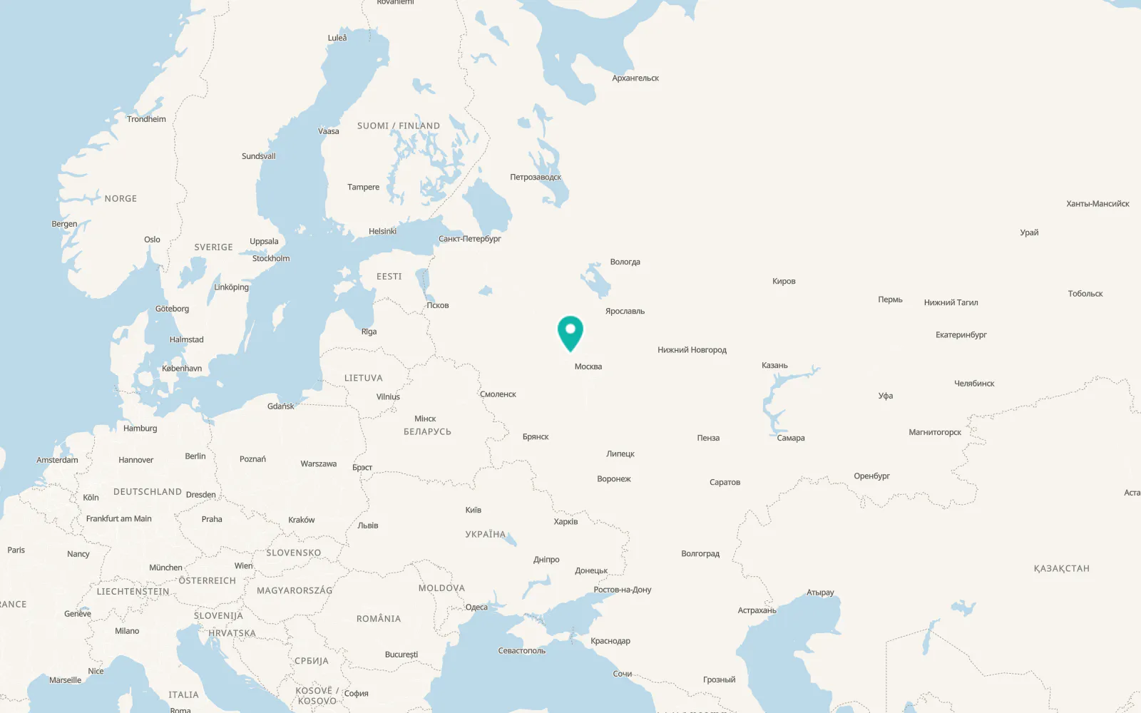 Map of Nudol’