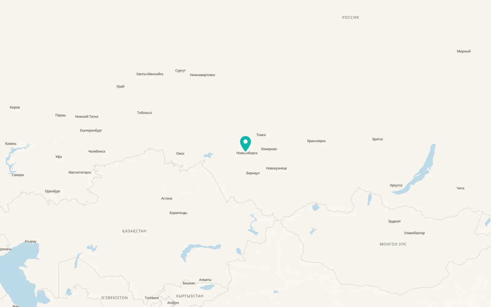 Map of Ob’