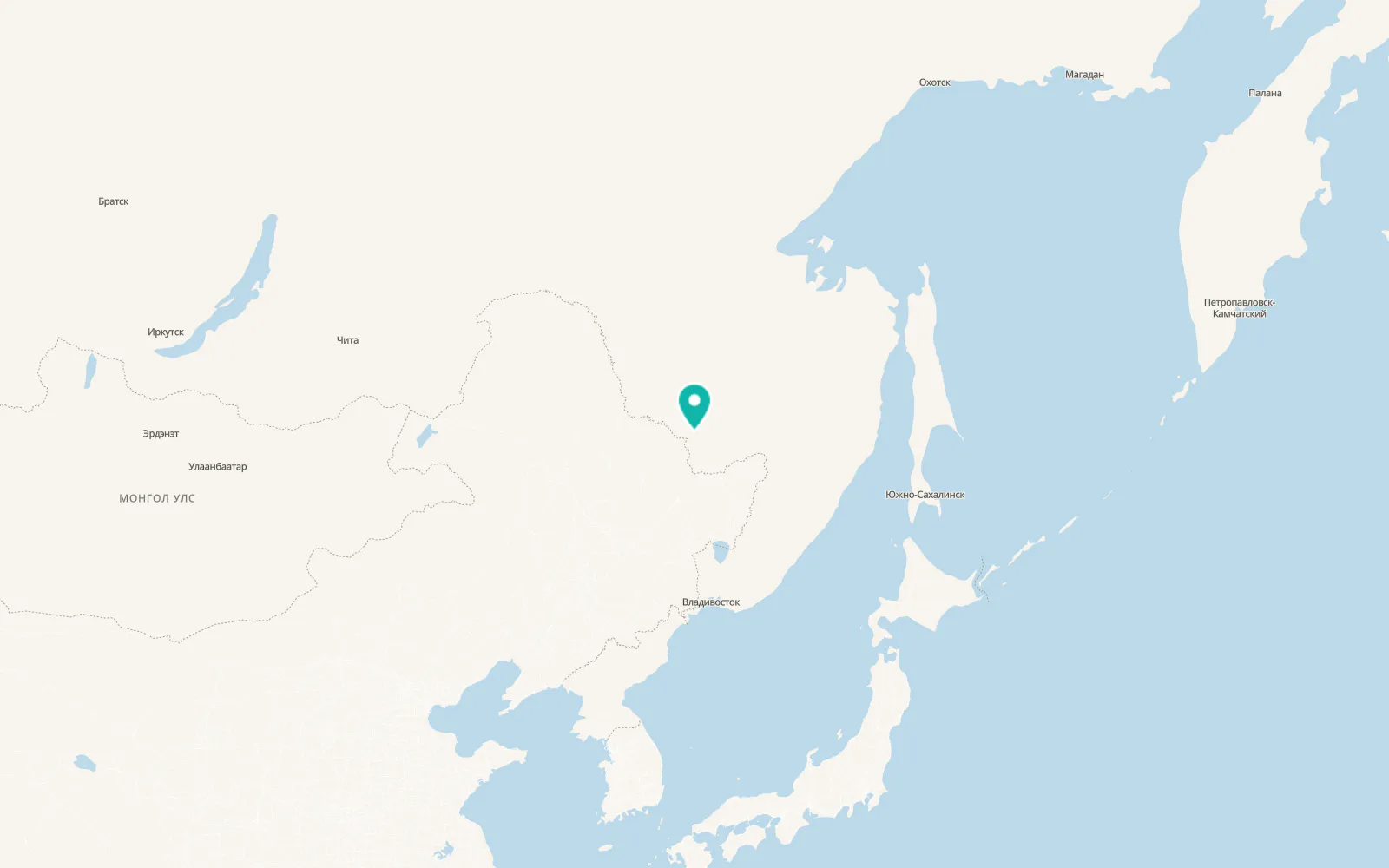 Map of Obluch’ye