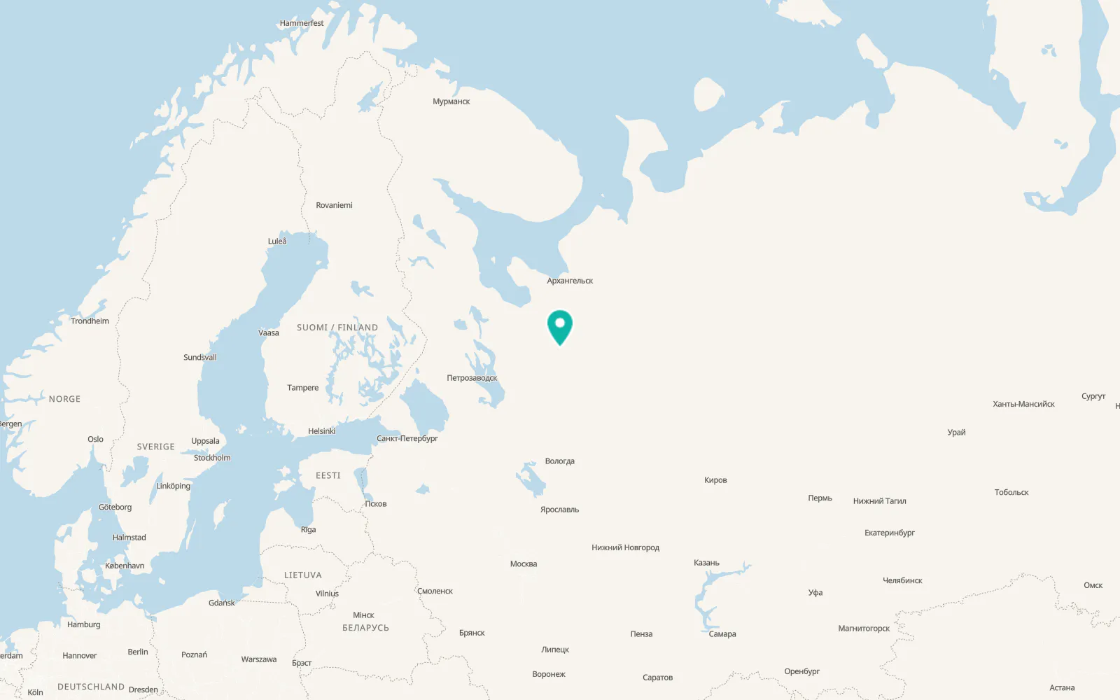 Map of Oksovskiy